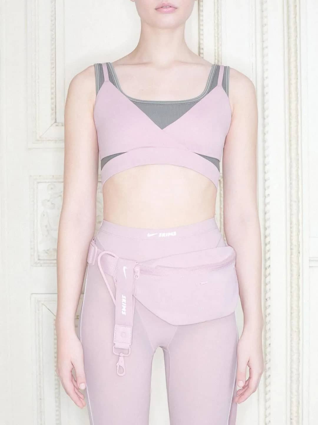 SKIMS Frames Nike Performance Through Romantic Bow and Wrap Details - Image 3