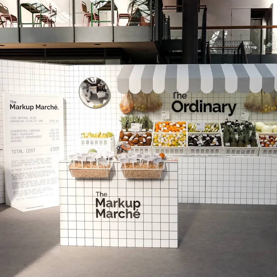 The Ordinary Centers Price Transparency Through a Grocery-Themed Spitalfields Activation - Image 2