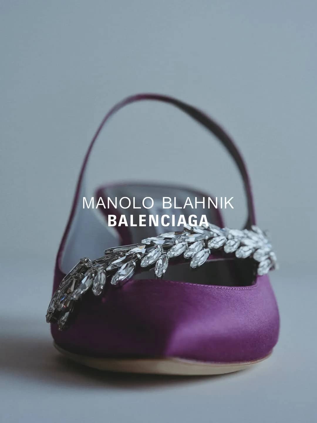 Balenciaga Pairs Contemporary Proportions with Manolo Blahnik’s Traditional Silk Craft - Image 1