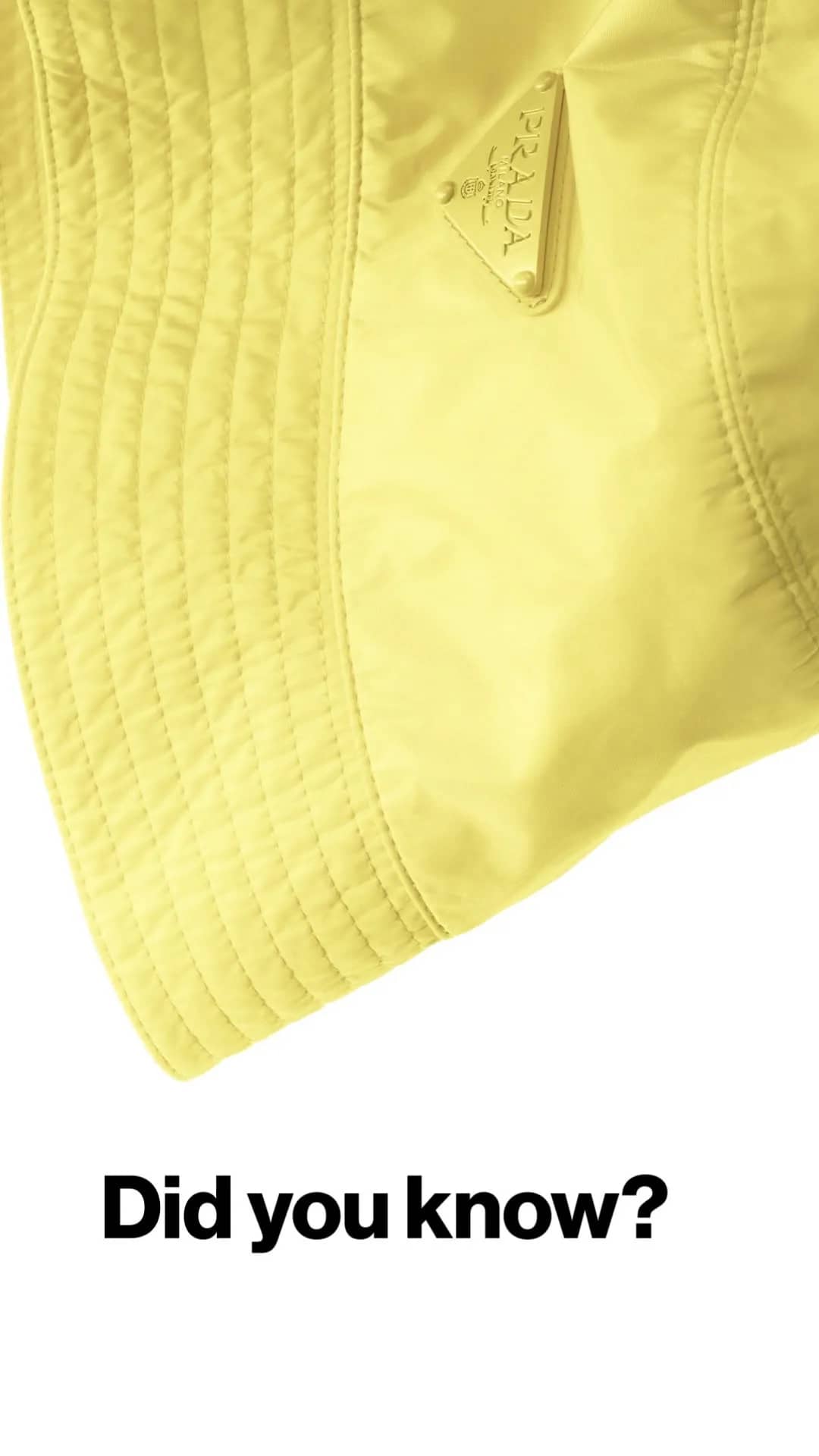 Prada Highlights Industrial Circularity via the Re-Nylon and Aquafil Partnership - Prada