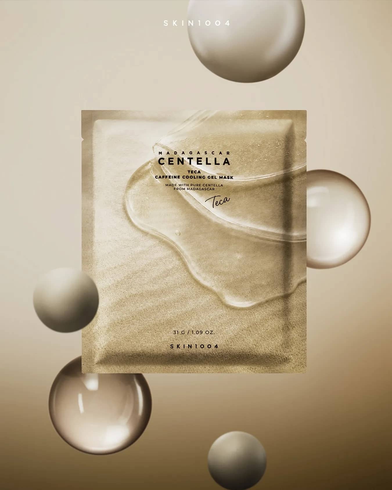 SKIN1004 Extends Centella Teca With Caffeine Cooling Gel Mask - Image 1