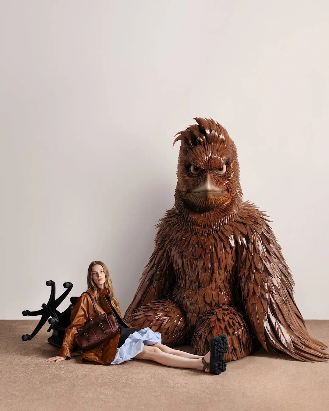 Jordan Wolfson’s Uncanny Creatures Occupy the Prada SS26 Human Narrative - Prada