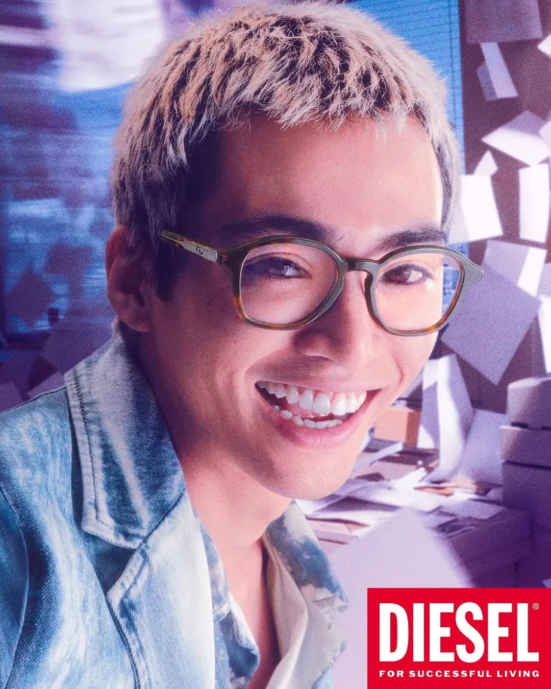 Diesel Juxtaposes Uncanny AI Chaos Against The Realism Of Eyewear - Diesel